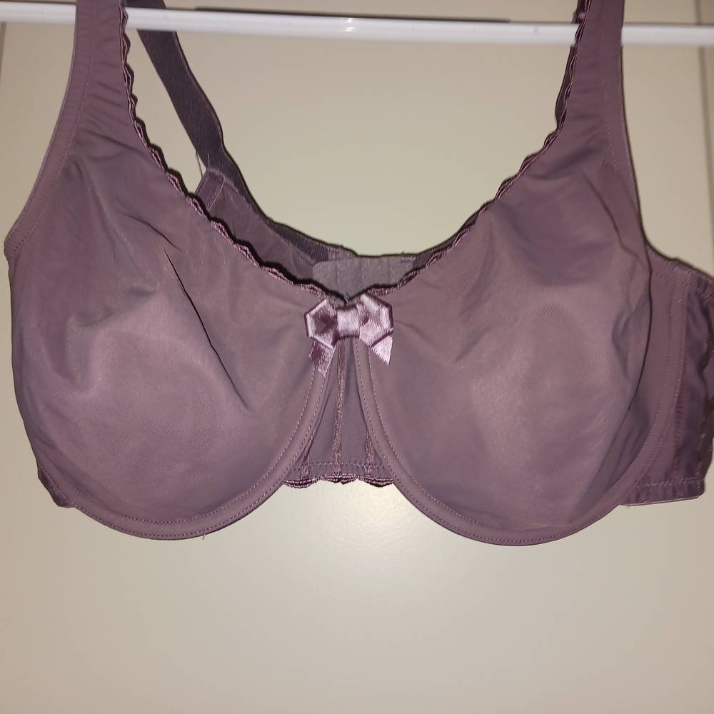 EAC Purple Unlined Underwire Bra